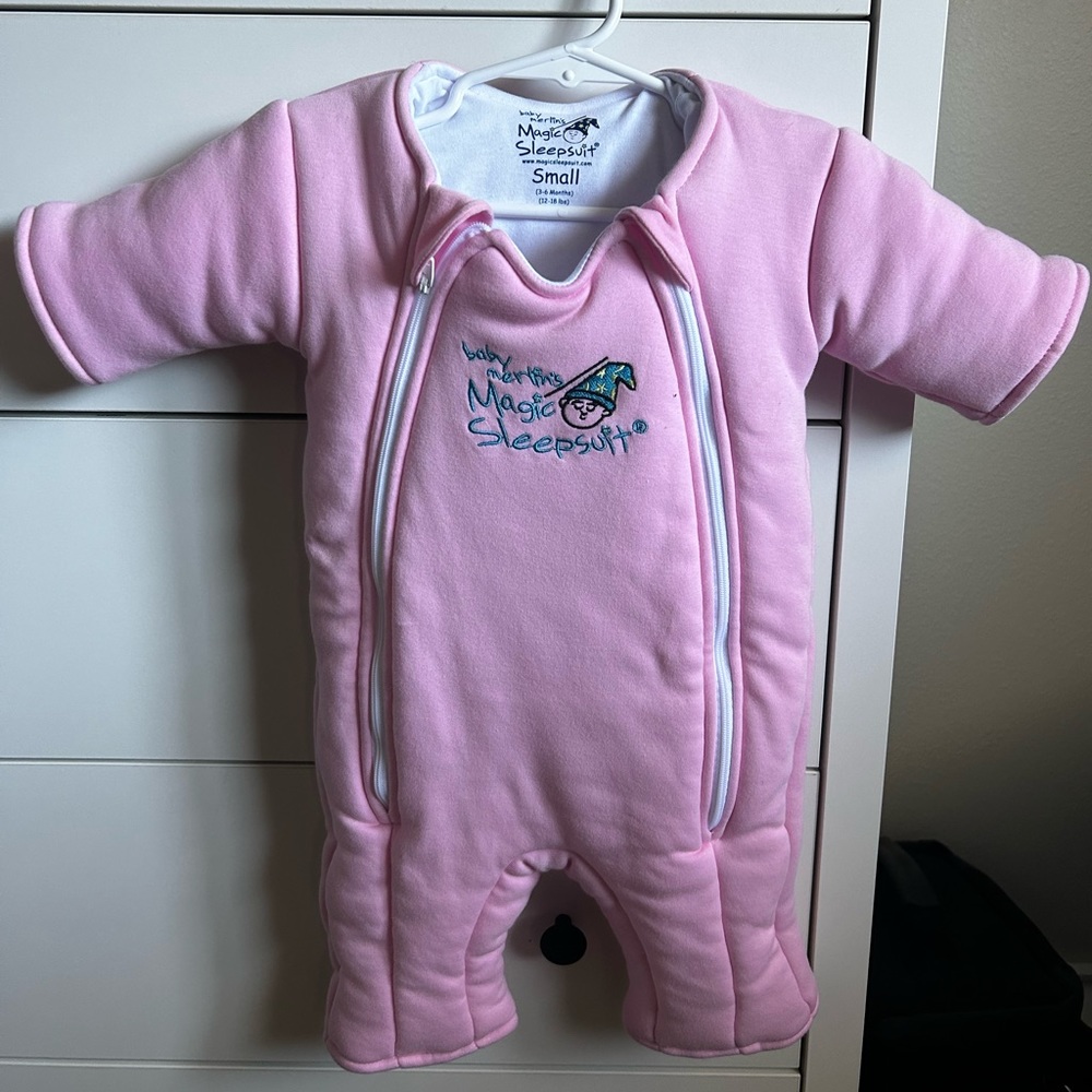 Magic Merlin Sleep Suit- Small - Pink
